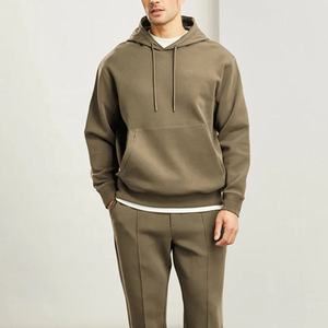 เสื้อฮู้ดดี้โอเวอร์ไซส์สองชั้น ผ้าฟลีซโพลีเอสเตอร์/คอตตอน ระบายอากาศได้ดี น้ำหนักเบา เป็นมิตรกับสิ่งแวดล้อม คุณภาพสูง สำหรับผู้ชาย - Product Image 2