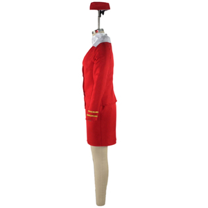 Uniformes d'aviation personnalisés de haute qualité, ensemble veste et jupe pour hôtesse de l'air, en polyester/coton - Product Image 4