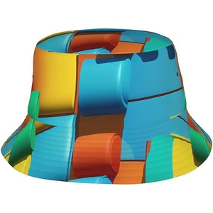 Sombrero de Pescador Unisex de Algodón, con Logotipo Personalizado Disponible, Sombrero de Jardinería al por Mayor, Gorra de Verano de Doble Cara para Exteriores - Product Image 6