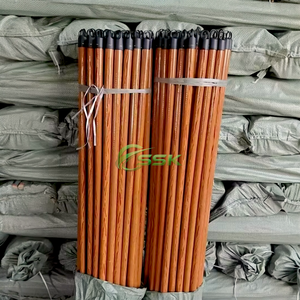 Vietnam Portable 2-in-1 PVC Coated Eucalyptus Wood Broom <b>Handle</b> <b>Mop</b> Stick Extendable Eco-Friendly Durable Toilet Glass - Product Image 5