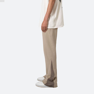 Pantalons de survêtement évasés pour hommes, design personnalisé, bas de tenue streetwear confortables, production OEM ODM sur mesure - Product Image 2