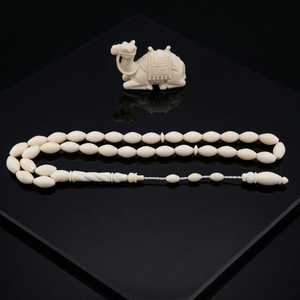 Tasbih Islámico Ecológico Hecho a Mano con Cuentas de Hueso Modernas de Forma Natural al por Mayor - Product Image 1
