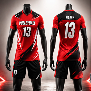 Conjunto de Uniforme de Voleibol Personalizado para Hombre, Camiseta sin Mangas Sublimada, Nombre y Número Personalizados, Camiseta y Pantalones Cortos Deportivos - Product Image 6