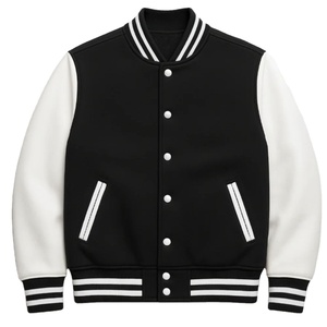แจ็คเก็ตเบสบอลแบบ Varsity Letterman แจ็คเก็ตพัฟเฟอร์ แจ็คเก็ตฤดูหนาว 2026 - Product Image 2