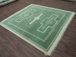 Luxury Soft Hand Knotted Runner Oushak <b>Rug</b>, 2.6x30 f Door Floral Wool Carpet Vintage Style Stair Area <b>Rug</b> Living Room Home Decor - Product Image 3