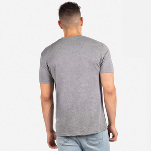 T-shirt Homme Coupe Musclée en Coton Extensible Col Rond Manches Courtes Slim Décontracté Doux Confortable Uni Personnalisable avec Logo - Product Image 3