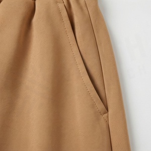 Jupe midi élastique à taille élastique pour femmes, couleur unie, cordon de serrage, viscose, mousseline, style minimaliste confortable, toutes saisons - Product Image 5