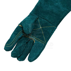 Guantes de Cuero Vacuno de Primera Calidad para Control de Animales, Diseño Impermeable hasta el Codo, para Entrenamiento de Animales, Seguridad y Uso en Exteriores - Product Image 4