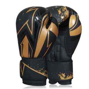 Gants de boxe en cuir véritable à lacets, haute qualité, couleur personnalisable, pour compétition, durables, vente chaude - Product Image 1