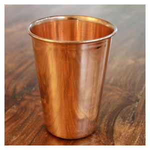 Gobelet en cuivre pur artisanal, non doublé, en cuivre massif, avec logo personnalisé, écologique, pour hôtel et maison, vente en gros - Product Image 1
