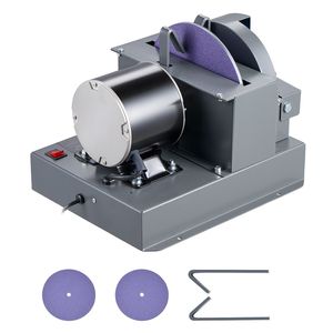 Affilatrice Elettrica 1/2HP per Lame di Tosaerba, con Disco a Lamelle da 7 Pollici e Mola in Ceramica da 9 Pollici, Angoli di Affilatura 30 e 40 Gradi - Product Image 1