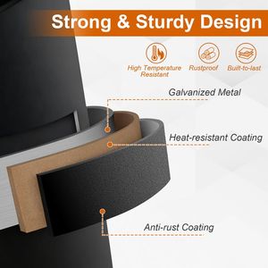 Braciere in Metallo Resistente da 24 Pollici per Esterni, con Manici Comodi per la Cottura a Legna - Product Image 6