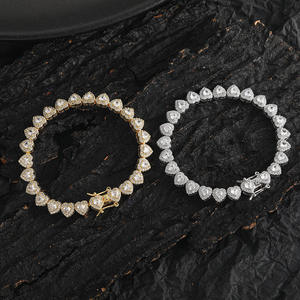 Best Quality Custom Moissanite Tennis Bracelet <b>for</b> <b>Men</b> Women 925 Silver Hip Hop Jewelry <b>for</b> Wedding and Anniversary Gifts - Product Image 6