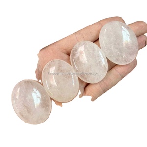 Vente en gros de pierres précieuses semi-précieuses sculptées en cristal de quartz naturel clair pour l'artisanat Feng Shui et Reiki poli par technique - Product Image 1