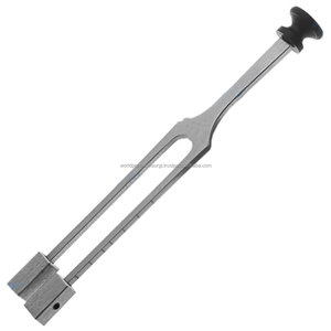 Diapasón manual de acero inoxidable WORLD PRECISION SURGICAL WPS-TF-128 para cirugía general y otorrinolaringología, instrumento de clase I con certificación CE - Product Image 3