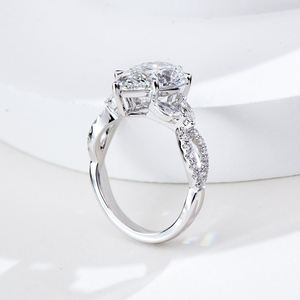 Anillo de Compromiso SATVIK RATNA HD 5 de Oro de 18k con Diamante Solitario de 3CT E VS1 en Forma de Pera, Diamante Cultivado en Laboratorio, Certificado IGI, para Aniversario de Bodas - Product Image 2