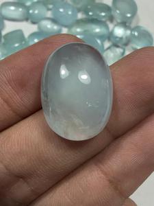 Cabujón de Aguamarina de Diseño de Lujo, Gema para Joyería Personalizada, Hecho a Mano, Cristal de Aguamarina al Mejor Precio - Product Image 1