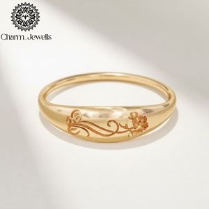 Bague de fiançailles Charm Jewells en moissanite taille coussin motif fleur, en argent 925, sertie à griffes, style classique pour femme, certifiée IGI, 10K - Product Image 1