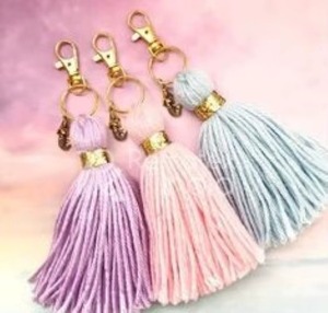 New Pattern Tassel Keyrings from India Wholesale Fashion Keychain <b>Holder</b> & Bag Purse at Export Price - Product Image 3