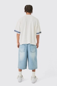 เสื้อยืดวินเทจใส่ได้ทั้งชายและหญิงน้ำหนักมากเสื้อยืดโอเวอร์ไซส์240แกรมเสื้อโคตันพิมพ์ลายดิจิตอลแบบกำหนดเอง - Product Image 5