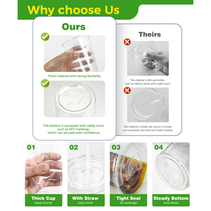 Vaso Desechable de Plástico Hecho en Pakistán, Alta Calidad, OEM ODM, Diseño Ligero y Duradero, Vaso Desechable para Beber - Product Image 4