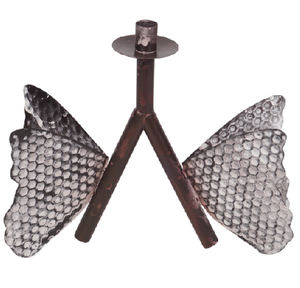 Décoration d'intérieur, fournitures de fête, bougies chauffe-plat de Noël, en fer durable, peinture rouille, pour usage intérieur/extérieur, festivals - Product Image 1