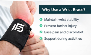 Sangle de soutien du poignet réglable en néoprène, attelle élastique pour la musculation, soulagement de la douleur liée à la tendinite, au syndrome du canal carpien et à l'arthrite - Product Image 3