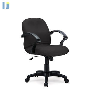 Fauteuil exécutif ergonomique moderne et confortable en tissu moyen avec coussin en PU et pivotant pour bureau d'affaires - Product Image 4