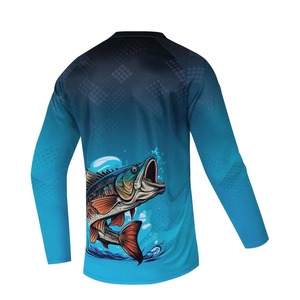 Chemise de pêche à manches longues pour hommes avec protection solaire UPF 50+, tissu respirant à séchage rapide, léger et absorbant l'humidité - Product Image 4