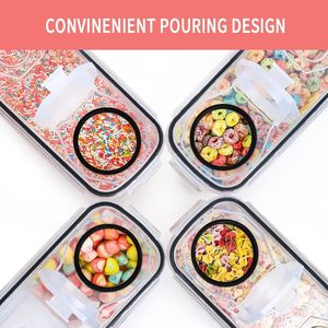 Set di 6 Contenitori Ermetici per Cereali, Grandi Contenitori da Cucina a Prova di Perdite per Alimenti Secchi con Coperchi - Product Image 3