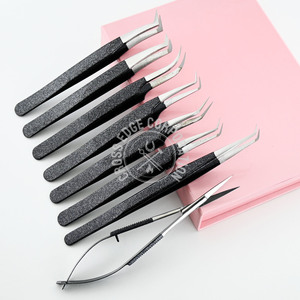 Pinzas para Extensión de Pestañas con Punta de Fibra, Pinzas de Volumen de 90 Grados, Herramienta de Acero Inoxidable de Alta Precisión, Venta al Por Mayor - Product Image 5