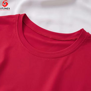 Camiseta de Algodón Bordada al por Mayor para Mujer, Corte Holgado, Tela Suave, Manga Corta, Talla Grande, Personalización Disponible - Product Image 4