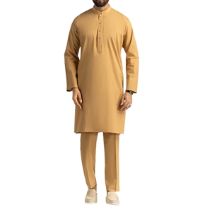 2026 High Quality OEM ODM Wholesale Price New Style <b>Kurta</b> Pajama Indian & Pakistan Styles <b>Men</b> Solid Color Salwar Kameez Adults - Product Image 1