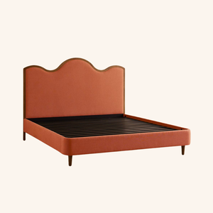 Cama con Diseño Minimalista Selena, Tamaño Queen/King, con Forma de Concha, Sensación Suave y Lujosa, con Función de Almacenamiento para Dormitorio o Apartamento - Product Image 3