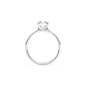 Bague solitaire REYES Elegance en argent sterling 925 avec moissanite certifiée GRA pour femme, style classique, cadeau d'anniversaire, bijoux raffinés - Product Image 6