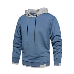 Men Hoodie Custom Embroidery Oversized Streetwear Pullover Winter Warm Fleece Hooded Sweatshirt Fashion CasualMen Hoodie - Product Image 5