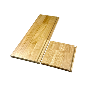 Panneaux de tiroirs en bois de caoutchouc massif en gros, écologiques, à joint en bout, pour armoires de cuisine - Product Image 1