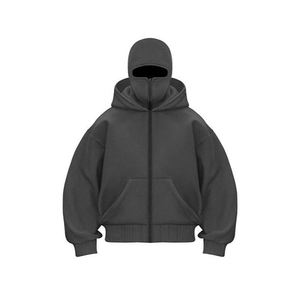 Men's 100% Cotton Full <b>Zip</b> Hoodie Fleece Sweatshirt Regular Fit <b>Zip</b> Up <b>Hooded</b> Jacket for Winter Casual Wear - Product Image 5
