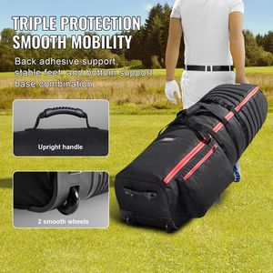 1800D Oxford Golf Club borsa da viaggio con ruote comodo copertura valigetta per i golfisti - Product Image 3