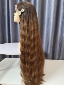 Vente en gros cheveux humains bouclés cheveux humains vierges vietnamiens 13x4 13x6 HD perruque dentelle frontale bouclée - Product Image 2