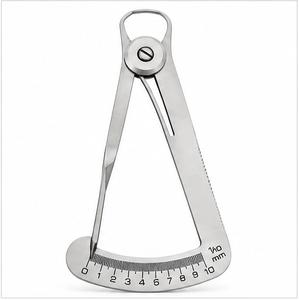 คาลิปเปอร์วัดความหนาแบบแมนนวล Precision Iwanson ผลิตจากสแตนเลสเกรดทางการแพทย์ 0-10 มม. สำหรับทันตแพทย์ วัดความหนาครอบฟัน ได้มาตรฐาน ISO CE - Product Image 1