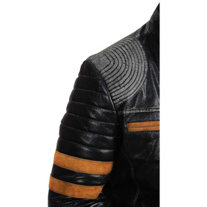 Chaqueta de Cuero Genuino para Hombre, Cuero Suave de Primera Calidad, Colección de Moda Casual Elegante - Product Image 3