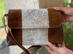 Nouveau Style occidental imprimé Animal fourrure cuir sacs à bandoulière de haute qualité à la mode véritable vente chaude côté sacs à main pour les femmes - Product Image 2