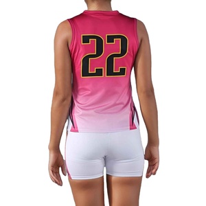 ชุดวอลเลย์บอลหญิงแบบสั่งทำพิเศษด้วยเทคนิคการพิมพ์แบบซับลิเมชั่นเต็มรูปแบบ เนื้อผ้านุ่ม ระบายเหงื่อได้ดี เหมาะสำหรับการแข่งขันระดับมืออาชีพ - Product Image 3