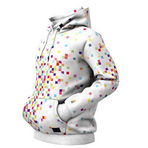 Sudadera para hombre con parches bordados en toda la prenda, sudadera con capucha personalizada, sudadera con capucha sublimada para hombre - Product Image 5