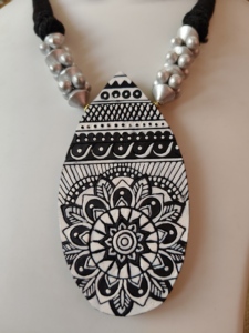 Handmade Indian Terracotta Jewelry <b>Set</b> Ethnic <b>Clay</b> Necklace Earrings for Women Traditional Indian Terracotta Necklace <b>Set</b> - Product Image 4