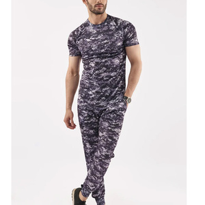 เสื้อยืดลายพรางแบบยูนิเซ็กซ์ ทรงโอเวอร์ไซส์ สไตล์สตรีทแวร์ ผ้าฝ้าย คอกลม ลำลอง ทรงหลวม แขนสั้น - Product Image 5