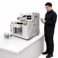 Printer UV Flatbed Santos ST3040 A3 untuk Casing Ponsel, Botol, Pulpen, Kayu, Akrilik, Keramik, dan Kustomisasi Hadiah