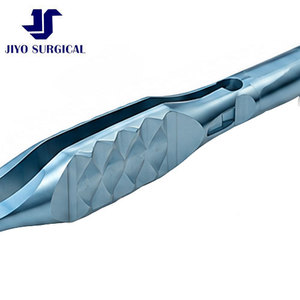 Pinzas de Sutura Curvas JIYO SURGICAL de 3 3/8 Pulgadas con Dientes Finos y Mango Ergonómico, Instrumento de Cirugía General - Product Image 5