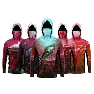 Camisetas Personalizadas Baratas de Manga Larga para Hombre, 88% Poliéster, 12% Elastano, UPF 50, Transpirables y de Talla Grande, Camiseta de Pesca Sublimada - Product Image 5
